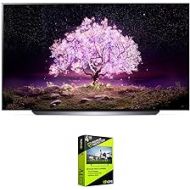 LG OLED65C1PUB 65 Inch 4K Smart OLED TV with AI ThinQ (2021 Model) Bundle with Premium 4 YR CPS Enhanced Protection Pack