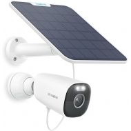 REOLINK Argus Eco Ultra, Solar Camera Outdoor Wireless, 4K Security Camera, 5G/2.4GHz Dual WiFi, Forever Power with Solar Panel, Spotlight, AI Detection, Local Storage, No Monthly Fee, No Hub Needed
