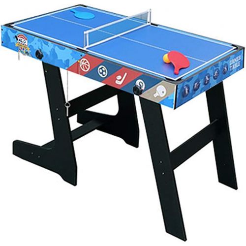  AHHC Multi Game Table 5-in-1 Combo Game Table, 5 Games with Hockey, Billiards, Table Tennis, Foosball and Basketball
