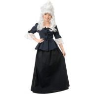 Charades Childs Colonial Girl Costume Dress, X-Small