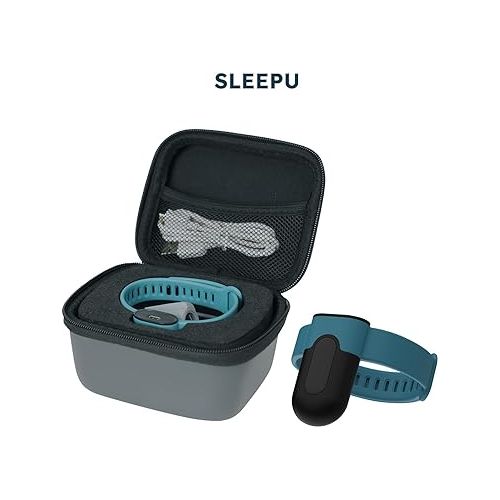  Wellue Hard Carry Case for Wrist Pulse Oximeter, Compatible with Checkme O2 Max, SleepU, Visualoxy, BabyO2 and Baby S1-Black (Case Only)