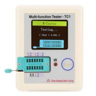 [아마존베스트]Focket Transistor Tester, 128x64 LCD Backlight Screen Displays Multi-Function Tester Diode Triode Capacitance Meter TFT Capacitance LCR-T6 ESR NPN PNP MOSFET Test Meter