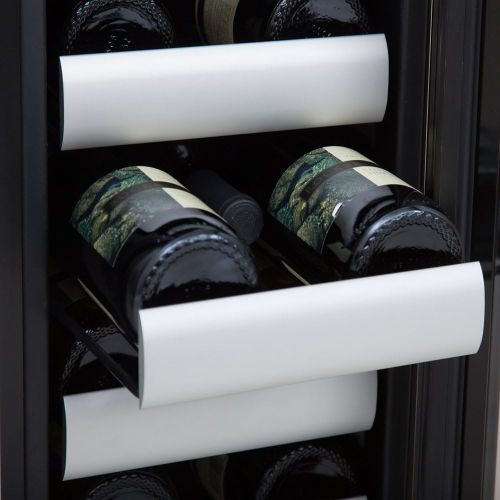  [아마존베스트]Whynter BWR-171DS 17 Bottle Stainless Steel Dual Zone Built Wine Refrigerators-Elite Series with Seamless Doors