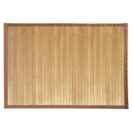 InterDesign Bamboo Floor Mat  Ideal Mat for Kitchens, Bathrooms or Offices - 24” x 48”, Natural