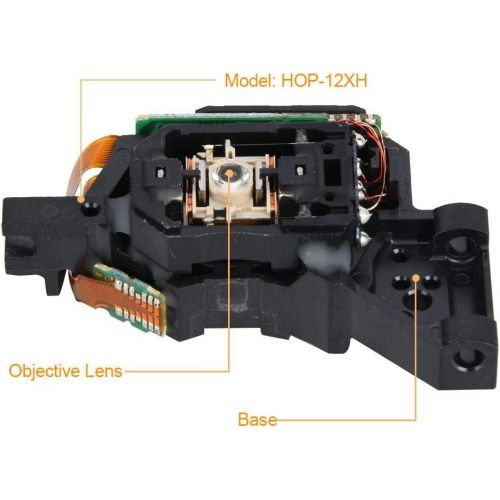  [아마존베스트]Hilitand Optical Laser Lens HOP-12XH Optical Pickup Laser for Car DVD CD Drive Replacement Parts