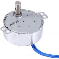 Yosoo Turntable Synchronous Synchron Motor 50/60Hz AC 100~127V 4W 5-6RPM/MIN CCW/CW For Hand-Made, School Project, Model (2.5-3RPM)