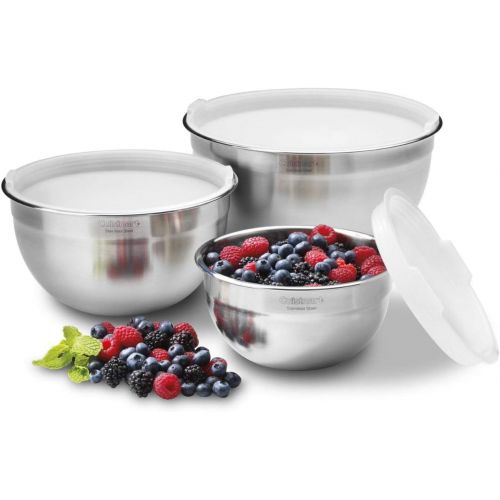  Cuisinart Chefs Classic Mixing Bowls, 5 quart, Stainless Steel