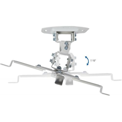 비보 [아마존베스트]VIVO Universal Adjustable Ceiling Projector, Projection Mount Extending Arms Mounting Bracket, White, MOUNT-VP01W