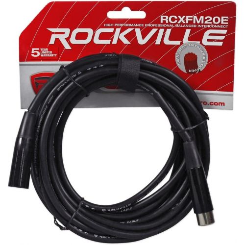  Rockville RMM-XLR HighEnd Metal Handheld Wired Microphone +100% OFC XLR Cable