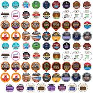 Perfect Samplers Coffee Pod Variety Pack, Dark Roast & Bold Flavors, Single Serve Cups for Keurig K Cup Machines - Robust Assortment, 80 Count