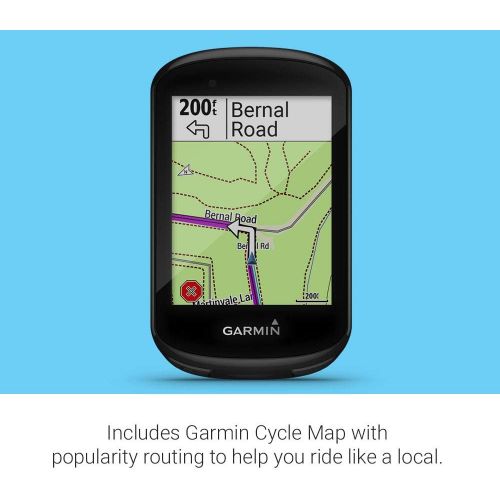 가민 Garmin Edge 830 Mountain Bike Bundle, Performance Touchscreen GPS Cycling/Bike Computer with Mapping, Dynamic Performance Monitoring and Popularity Routing, Includes Speed Sensor &