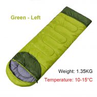 Listeded 22075Cm Camping Envelope Sleeping Bag Adult Splicing Double Outdoor Travel Hiking Three Seasons Keep Warm Sleeping Bag