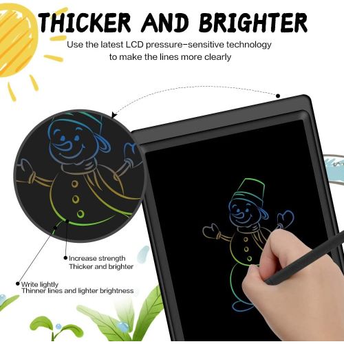  [아마존베스트]Sunany LCD Writing Tablet Drawing Board, 8.5 Inch Electronic Drawing Tablet Kids Doodle Board Writing Pad for Kids and Adults at Home, School and Office with Lock Erase Button(Black)