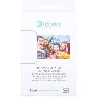 [아마존베스트]Lifeprint 20 pack of film for Lifeprint Augmented Reality Photo AND Video Printer. 3x4.5 Zero Ink sticky backed film