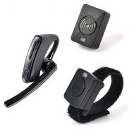 HYS Bluetooth Earpiece/Headset with 2.4G Wireless Finger PTT for Motorola 2-Pin Walkie Talkies CLS1110 CLS1410 CP200 CP185 Walkie Talkie