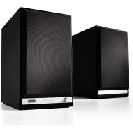 Audioengine HD6 150W Powered Bookshelf Stereo Speakers Home Music System w/aptX HD Bluetooth, AUX Audio, Optical, RCA, 24-bit DAC (Black)