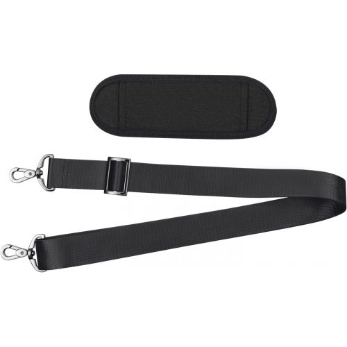 [아마존베스트]MOSISO 56 Inch Shoulder Strap, Adjustable Thick Soft Universal Replacement Non-Slip Comfort Fit Padded with Metal Swivel Hooks for Laptop Messenger Crossbody Bag Luggage/Duffel/Cam
