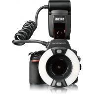 [아마존베스트]MEKE MK-14EXT-N I-TTL Macro Ring Flash for Nikon D7100 D7000 D5200 D5100 D5000 D3200 D3100 D90 D300S D600 with LED AF Assist Lamp