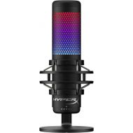 HyperX QuadCast S ? RGB USB Condenser Microphone for PC, PS4, PS5 and Mac, Anti-Vibration Shock Mount, 4 Polar Patterns, Pop Filter, Gain Control, Gaming, Streaming, Podcasts, Twit