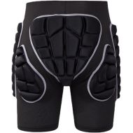 Q-FFL Extreme Sport Tailbone Hip Butt Pad, 3D Padded Shorts, Skating Impact Pad, Breathable Protective Gear for Skateboarding (Size : Small)