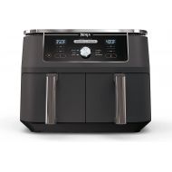 Ninja DZ201 Foodi 8 Quart 6-in-1 DualZone 2-Basket Air Fryer with 2 Independent Frying Baskets, Match Cook & Smart Finish to Roast, Broil, Dehydrate & More for Quick, Easy Meals