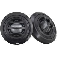 [아마존베스트]DS18 EXL-TW2.5 Tweeter 1-inch Extremely Loud Series 100 Watts Max Silk Dome Ferrite Tweeter Ferro Fluid Sound Quality - Set of 2 (Black)