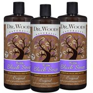 Dr. Woods Raw African Black Liquid Soap with Organic Shea Butter, 32 Ounce (Pack of 3)