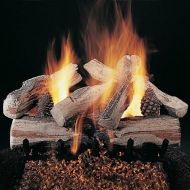 Rasmussen 20-inch Evening Crossfire Gas Log Set With Vented Flaming Ember Burner
