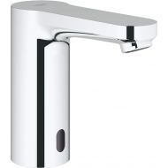 GROHE 36329000 Eurosmart E Single Hole Touchless Bathroom Faucet With Concealed Temperature Control, Starlight Chrome