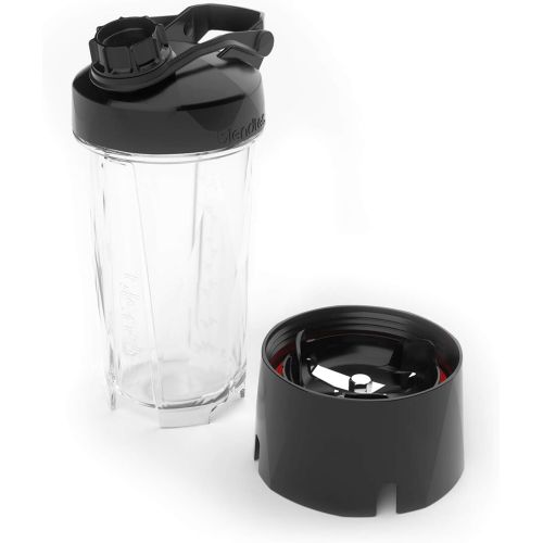  [아마존베스트]Blendtec GO (30 oz) Bottle, Reusable Single Serve Blender Cup, Includes Travel Lid, BPA-Free Jar, Clear