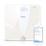 Letsfit Bluetooth Body Fat Scale, Smart Wireless Digital Bathroom Weight Scale, Large Backlit Display Free Smartphone App, Body Composition Analyzer Weight Body Fat BMI Muscle Bone
