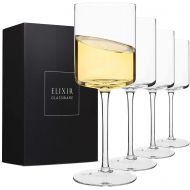 [아마존베스트]Elixir Glassware Wine Glasses, Large Red Wine or White Wine Glass Set of 4 - Unique, for Women, Men, Wedding, Anniversary, Christmas, Birthday - 14oz, Premium Crystal (14oz)