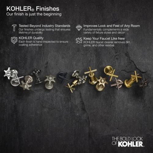  KOHLER K-73145-CP Composed Bathroom Towel Arm, Polished Chrome,2.00 x 3.06 x 8.00 inches