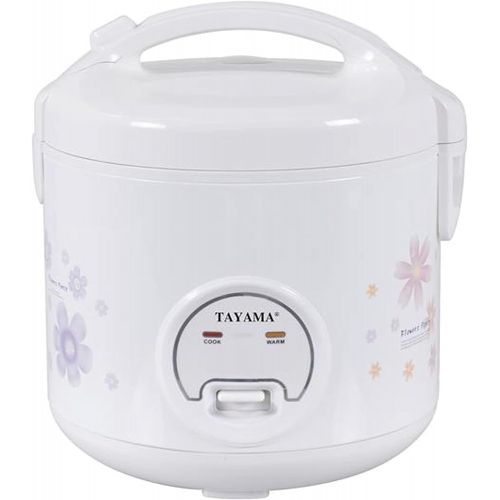  [아마존베스트]Tayama Automatic Rice Cooker & Food Steamer 10 Cup, White (TRC-10R)