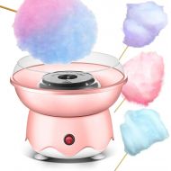 Time wave Cotton Candy Machine for Kids, Electric Cotton Candy Maker with Large Food Grade Splash-Proof Plate, for Home Birthday Family Party Christmas Gift, Includes 10 Bamboo Sticks & Suga