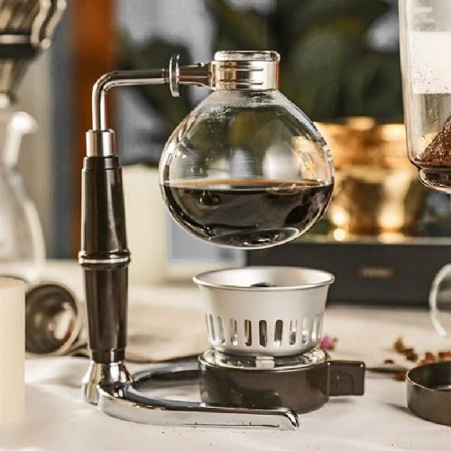  [아마존베스트]TAMUME 5 Cup Coffee Syphon Machine Vacuum Coffee Maker Coffee Machine for Coffee and Tea with Extended Handle