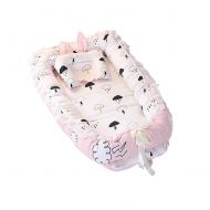 OUYAWEI Baby Detachable Mattress Baby Nest Newborn Babynest Sleep Bed(Rain cloud)