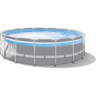Intex 26729EH 16 Foot by 48 Inch Clearview Prism Frame Above Ground Swimming Pool with Filter Pump, Easy Set Up and fits up to 6 People