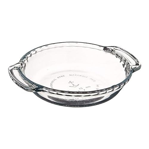  Anchor Hocking Mini Pie Plate Oven Basics, Glass, 6-Inch, Clear