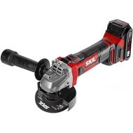 Skil - AG290202 Skil 20V 4-1/2 Inch Angle Grinder, Includes 2.0Ah PWRCore 20 Lithium Battery and Charger - AG2902-10