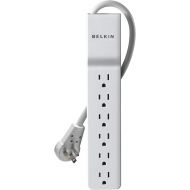 Belkin 6-Outlet SlimLine Power Strip Surge Protector with 6-Foot Power Cord and Rotating Plug, 720 Joules (BE106001-06R)