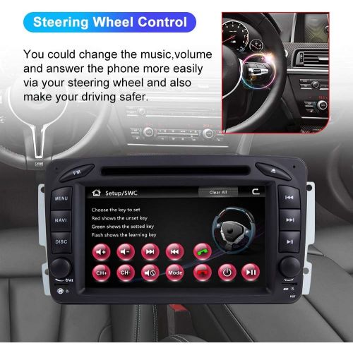 N / A For Mercedes Benz A W168 C W203 G Class W463 Viano Vito W639 7 Inch Car DVD Player Radio Stereo GPS System Car Multimedia Player