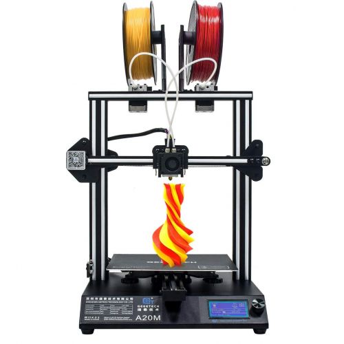  DATAGR DT Geeetech A20M 3D Printer Kit DIY 255x255x255mm Printing Size Mix-Color Printing Resume Function Filament Detector Integrated Building Base Dual Extruder Design