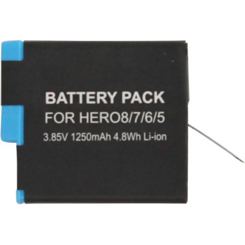  UpStart Battery AHDBT-801 Battery Replacement for GoPro Hero 7 HD Silver Camera - Compatible with SPJB1B Fully Decoded Battery