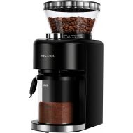 Secura Conical Burr Coffee Grinder, Adjustable Burr Mill with 35 Grind Settings, Electric Coffee Bean Grinder for 2-12 Cups
