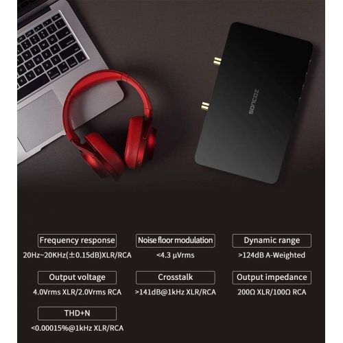  【HiFiGo】 SONCOZ LA-QXD1 Digital Audio Converters Hi-Fi DAC XLR Fully Balanced Original Sound(No Tuning)
