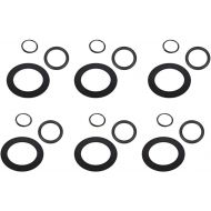 Intex 25006 Large Strainer Rubber Washer & Ring Pack Replacement Parts (6 Pack)