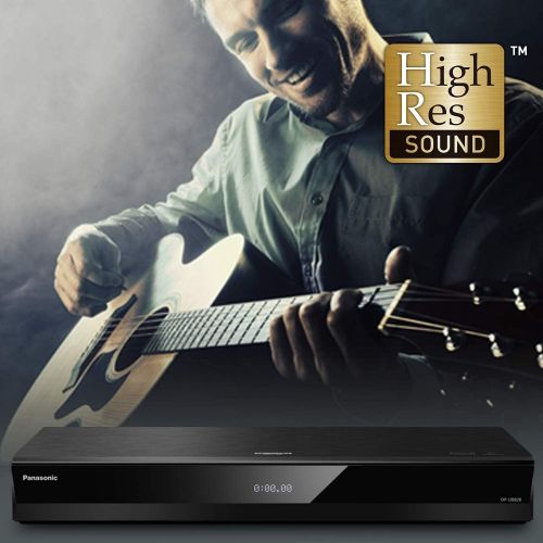 파나소닉 [아마존베스트]Panasonic 4K Ultra HD Blu-ray Player with HDR10+ and Dolby Vision Playback, Hi-Res Sound, 4K VOD Streaming - Black (DP-UB820)