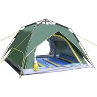 MZXUN Outdoor Tent, Waterproof Pop-up Camping for 4-6 People, Family Camping Travel Equipment, 200 * 200 * 140cm