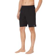Nike Swim Mens Solid Lap 9-inch Volley Board Shorts Black